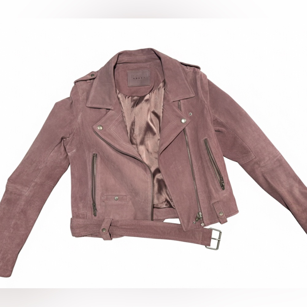 BlankNYC Women's Mauve Suede Jacket